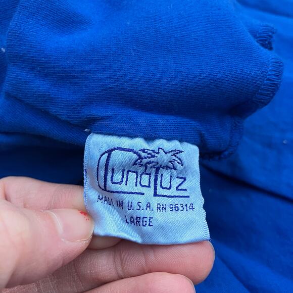 Luna Luz blue flare maxi peasant slit skirt - Picture 8 of 10